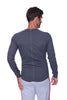 Thermal V-Neck Long Sleeve (Charcoal) Mens Thermals 4-rth 