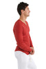 Thermal V-Neck Long Sleeve (Cinnabar) Mens Thermals 4-rth 