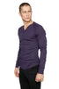 Thermal V-Neck Long Sleeve (Eggplant) Mens Thermals 4-rth 