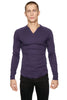 Thermal V-Neck Long Sleeve (Eggplant) Mens Thermals 4-rth 