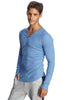 Thermal V-Neck Long Sleeve (Ice Blue) Mens Thermals 4-rth 