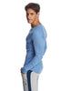 Thermal V-Neck Long Sleeve (Ice Blue) Mens Thermals 4-rth 