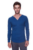 Thermal V-Neck Long Sleeve (Royal Blue) Mens Thermals 4-rth 