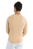 Thermal V-Neck Long Sleeve (Sand) Mens Thermals 4-rth 