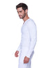 Thermal V-Neck Long Sleeve (White) Mens Thermals 4-rth 