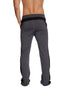 Ultra Flex Yoga Track Pant (CHARCOAL w/Black & Royal) Mens Pants 4-rth 