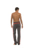 Ultra Flex Yoga Track Pant (CHARCOAL w/Cinnabar & Black) Mens Pants 4-rth 