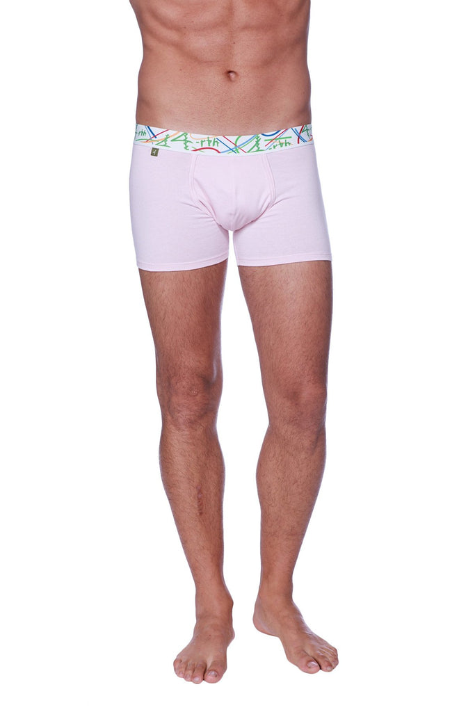 Zen Boxer Brief (Solid Pink) Mens Underwear 4-rth 